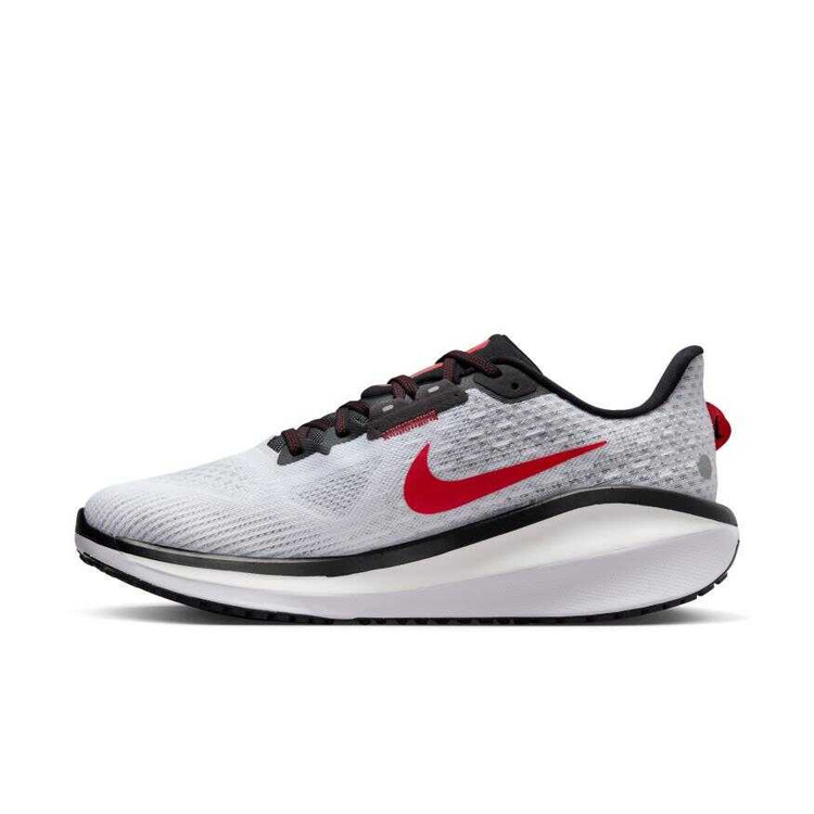 نایک Vomero 17 مردانه مدل FB1309‑103 (White/Fire Red) – کفش دویدن اورجینال