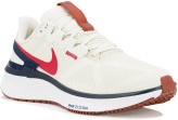 کفش رانینگ مردانه نایکی Nike Air Zoom Structure 25 مدل DJ7883-001 رنگ کرم سرمهای قرمز