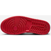کفش Air Jordan 1 Low Bred مشکی قرمز - نمای کنار