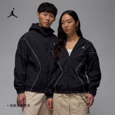 بادگیر جردن مشکی کلاهدار | بادگیر اسپرت زنانه و مردانه وارداتی | Jordan Windbreaker درجه یک