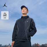 بادگیر جردن مشکی کلاهدار | بادگیر اسپرت زنانه و مردانه وارداتی | Jordan Windbreaker درجه یک