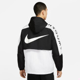 بادگیر نایکی مردانه مدل Windrunner مشکی سفید | کیفیت مستر وارداتی | Nike Windbreaker Men Black White