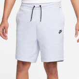 شلوارک نایکی مردانه مدل تکفلیس Nike Tech Fleece CU4503-085 رنگ طوسی مشکی | شلوارک اسپرت اورجینال