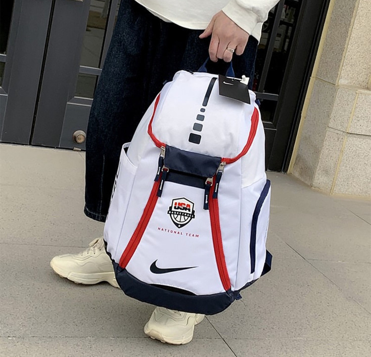 کوله پشتی نایکی Nike مدل USA تیم ملی بسکتبال 🇺🇸 (مستر کوالیتی – وارداتی) | رنگ سورمهای و سفید