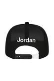 کلاه اسنپبک جردن Jumpman مشکی سفید مدل وارداتی | Jordan Snapback Cap Black White