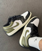 خرید کفش نایک جردن ۱ لو مدل aj1 low medium olive کد|553558-092