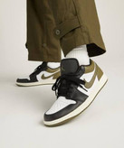 خرید کفش نایک جردن ۱ لو مدل aj1 low medium olive کد|553558-092
