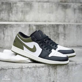 خرید کفش نایک جردن ۱ لو مدل aj1 low medium olive کد|553558-092